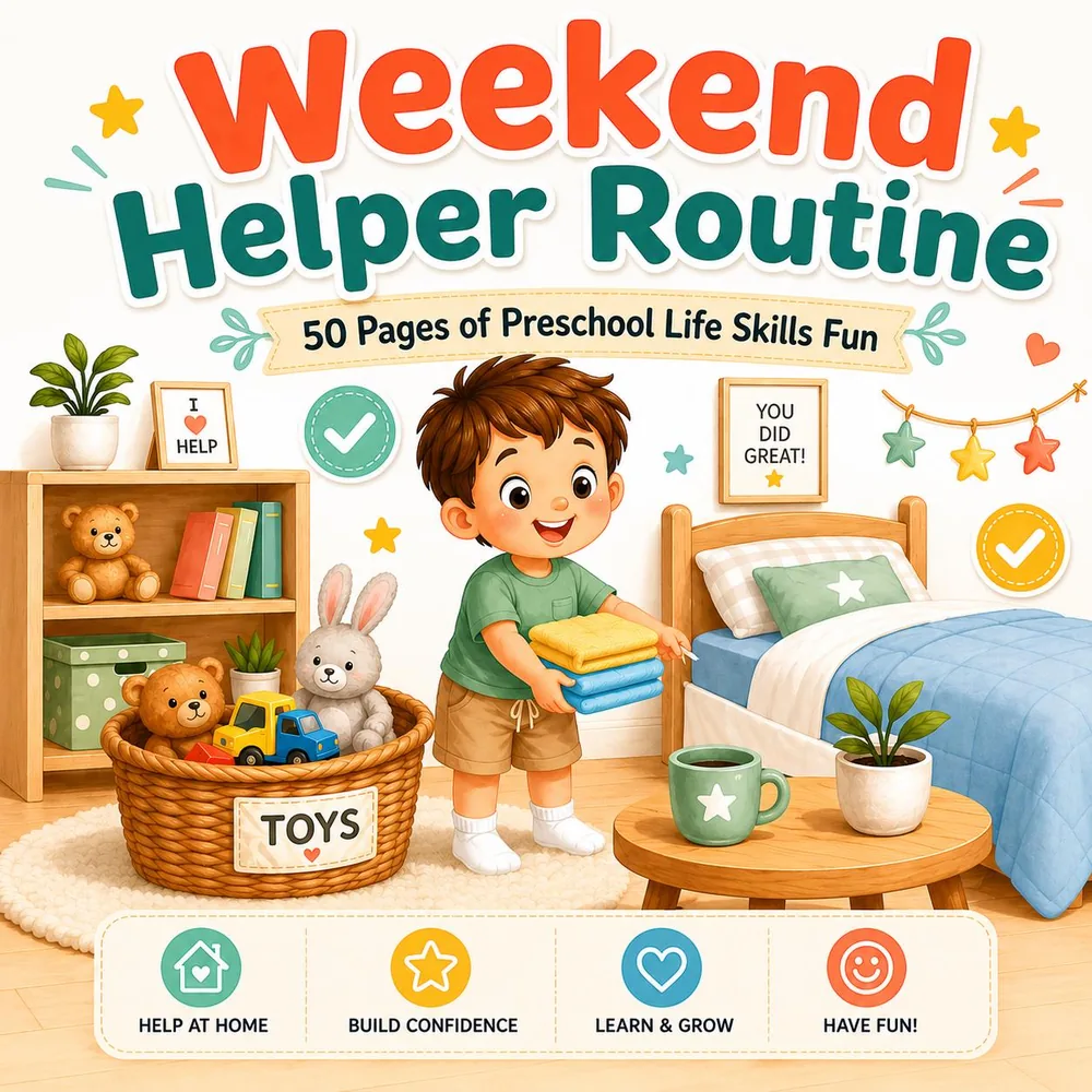 Weekend Helper Routine Activity Book